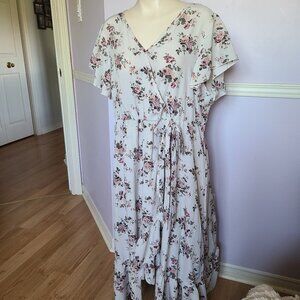 Shein Curve Maxi Flowery Dress